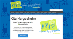 Desktop Screenshot of kita-hargesheim.de