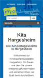 Mobile Screenshot of kita-hargesheim.de