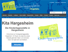 Tablet Screenshot of kita-hargesheim.de